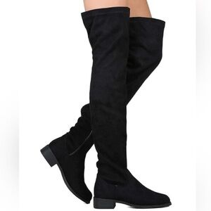 Black Suede Boots